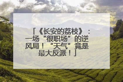 《长安的荔枝》：一场“很职场”的逆风局！“天气”竟是最大反派！