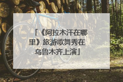 《阿拉木汗在哪里》旅游歌舞秀在乌鲁木齐上演