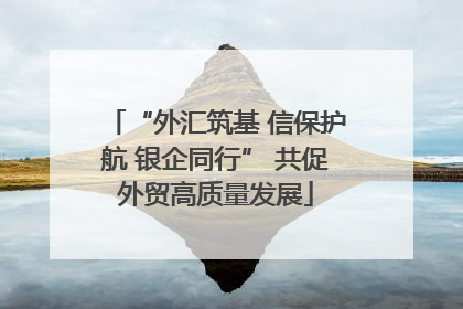 “外汇筑基 信保护航 银企同行” 共促外贸高质量发展