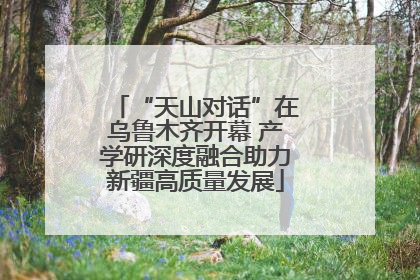 “天山对话”在乌鲁木齐开幕 产学研深度融合助力新疆高质量发展