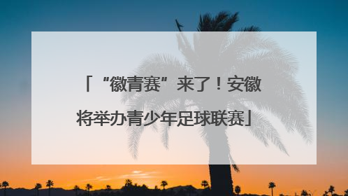 “徽青赛”来了！安徽将举办青少年足球联赛