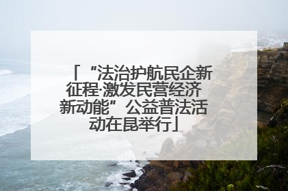 “法治护航民企新征程·激发民营经济新动能”公益普法活动在昆举行