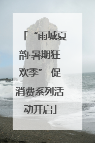 “雨城夏韵·暑期狂欢季” 促消费系列活动开启