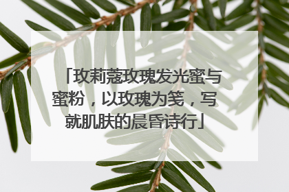 玫莉蔻玫瑰发光蜜与蜜粉，以玫瑰为笺，写就肌肤的晨昏诗行