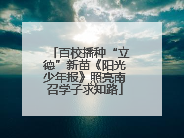 百校播种“立德”新苗《阳光少年报》照亮南召学子求知路