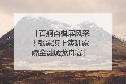 百舸奋楫展风采！张家浜上演陆家嘴金融城龙舟赛