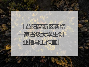 益阳高新区新增一家省级大学生创业指导工作室