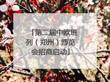 第二届中欧班列（郑州）博览会招商启动