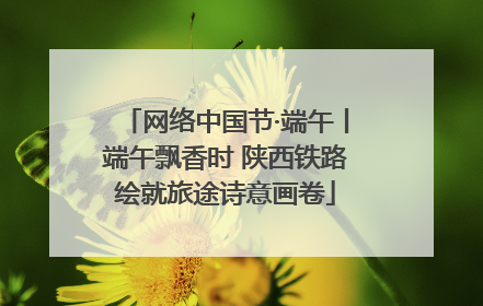 网络中国节·端午丨端午飘香时 陕西铁路绘就旅途诗意画卷