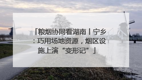 粮烟协同看湖南丨宁乡：巧用场地资源，烟区设施上演“变形记”