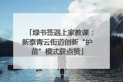 绿书签遇上家教课：新泰青云街道创新“护苗”模式获点赞