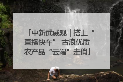 中新武威观｜搭上“直播快车” 古浪优质农产品“云端”走俏