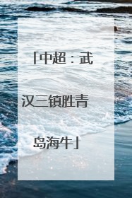 中超：武汉三镇胜青岛海牛