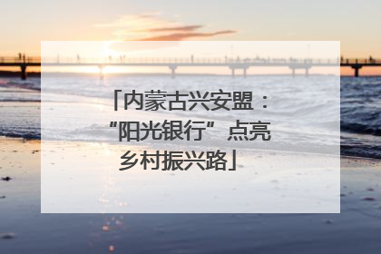 内蒙古兴安盟：“阳光银行”点亮乡村振兴路