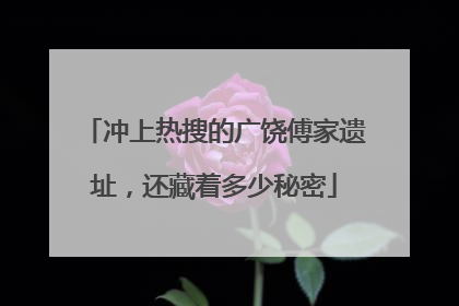 冲上热搜的广饶傅家遗址，还藏着多少秘密