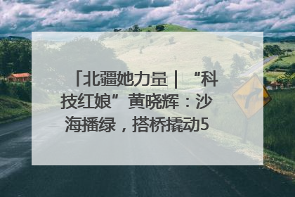 北疆她力量｜“科技红娘”黄晓辉：沙海播绿，搭桥撬动5.3亿研发