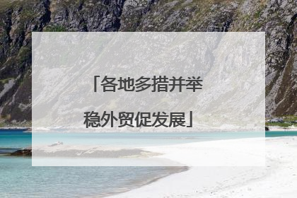 各地多措并举稳外贸促发展