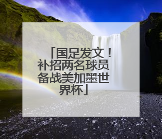 国足发文！补招两名球员备战美加墨世界杯