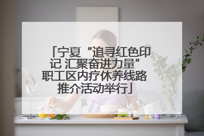 宁夏“追寻红色印记 汇聚奋进力量”职工区内疗休养线路推介活动举行