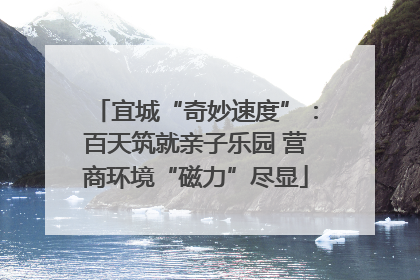 宜城“奇妙速度”：百天筑就亲子乐园 营商环境“磁力”尽显