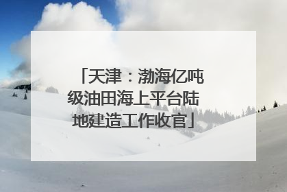 天津：渤海亿吨级油田海上平台陆地建造工作收官