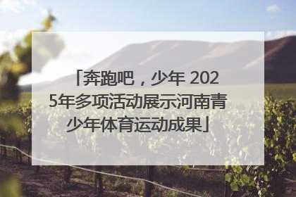 奔跑吧，少年 2025年多项活动展示河南青少年体育运动成果