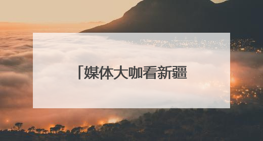 媒体大咖看新疆丨“中国新疆的城市非常繁华，处处都充满活力”