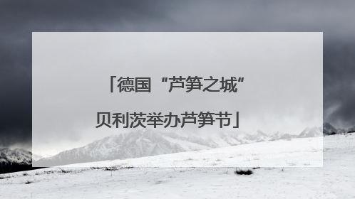 德国“芦笋之城”贝利茨举办芦笋节