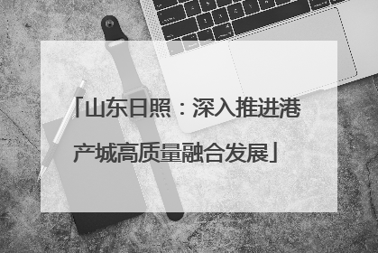 山东日照：深入推进港产城高质量融合发展