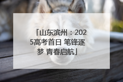 山东滨州：2025高考首日 笔锋逐梦 青春启航
