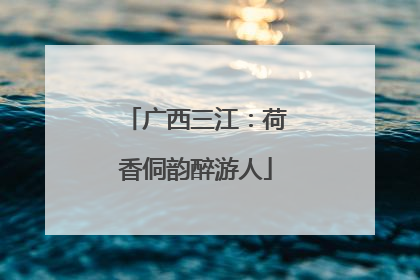 广西三江：荷香侗韵醉游人