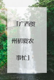 广西贺州初夏农事忙