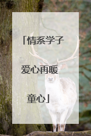 情系学子 爱心再暖童心