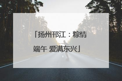 扬州邗江：粽情端午 爱满东兴