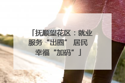 抚顺望花区：就业服务“出圈” 居民幸福“加码”