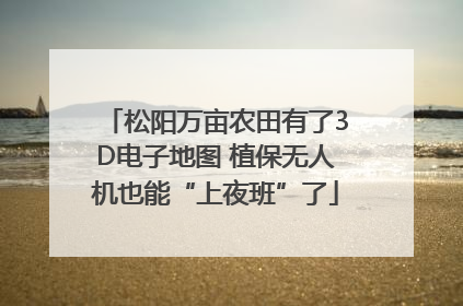 松阳万亩农田有了3D电子地图 植保无人机也能“上夜班”了