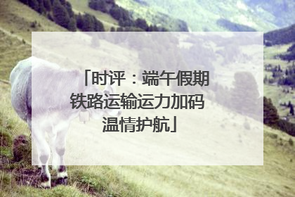 时评：端午假期铁路运输运力加码 温情护航