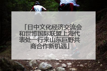 日中文化经济交流会和世博国际联盟上海代表处一行来山东巨野共商合作新机遇