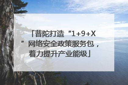 普陀打造“1+9+X”网络安全政策服务包，着力提升产业能级