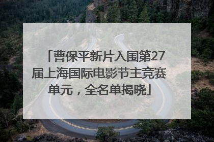 曹保平新片入围第27届上海国际电影节主竞赛单元，全名单揭晓