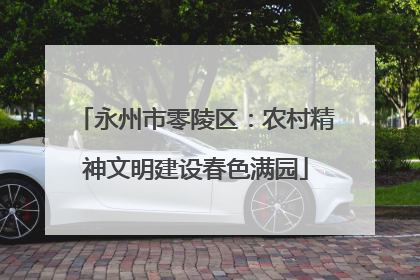 永州市零陵区：农村精神文明建设春色满园