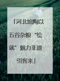 河北馆陶以五谷杂粮“绘就”魅力非遗引客来