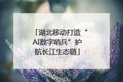 湖北移动打造“AI数字哨兵”护航长江生态链