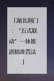 湖北荆门：“五式联动”一体推进精准普法