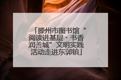 滕州市图书馆“阅读进基层・书香润善城”文明实践活动走进东郭镇