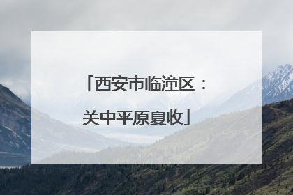 西安市临潼区：关中平原夏收
