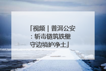 视频｜普洱公安：斩毒链筑铁壁 守边境护净土