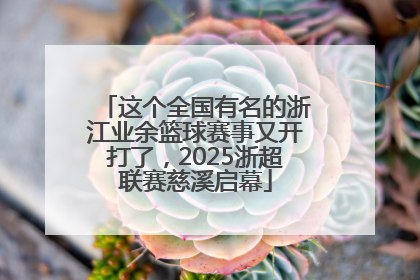 这个全国有名的浙江业余篮球赛事又开打了，2025浙超联赛慈溪启幕
