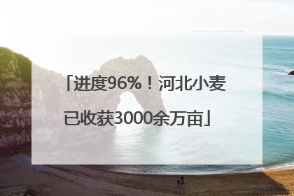 进度96%！河北小麦已收获3000余万亩