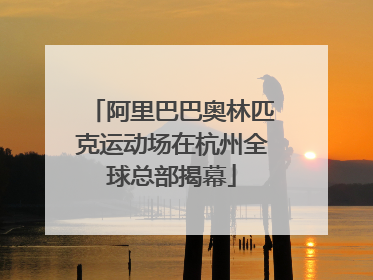 阿里巴巴奥林匹克运动场在杭州全球总部揭幕